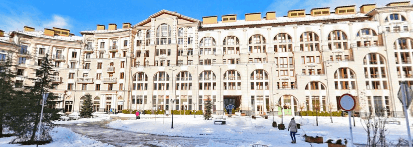 Карта "Горки Город Апартаменты +540 м"